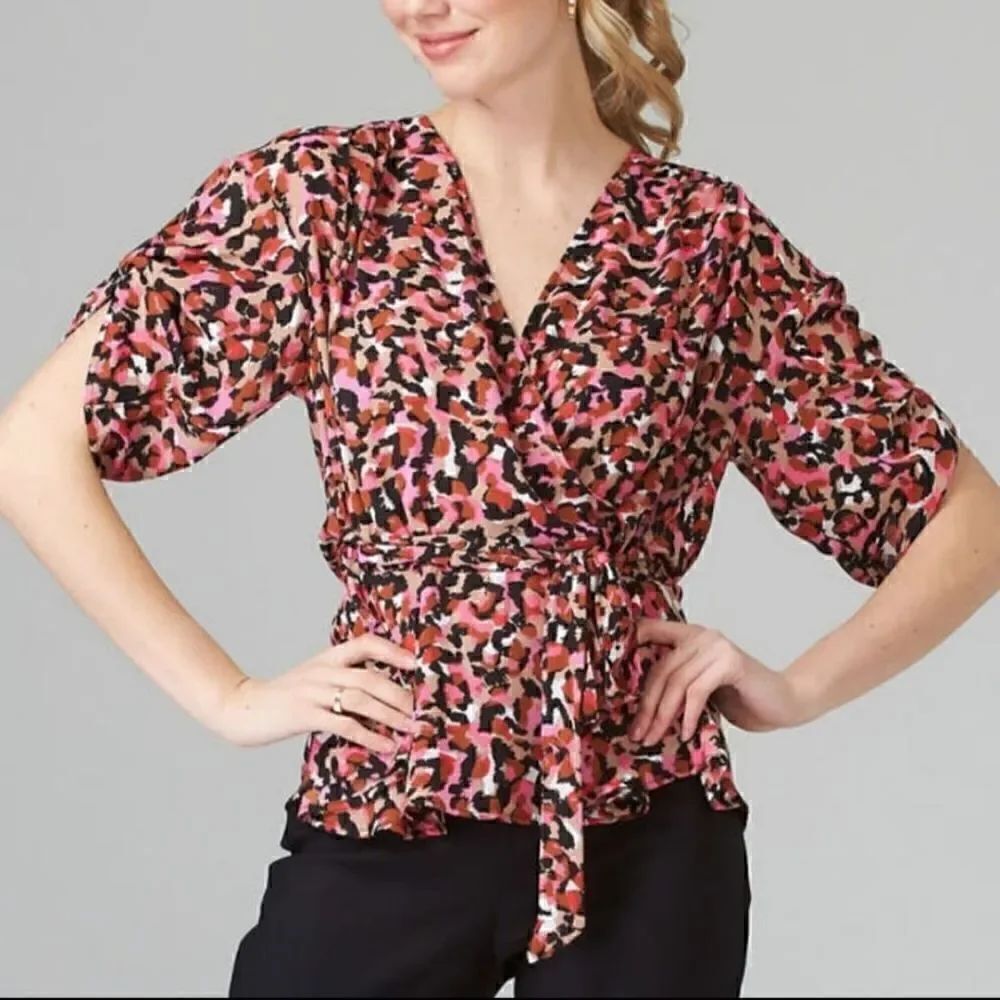 Joseph Ribkoff Wrap Blouse